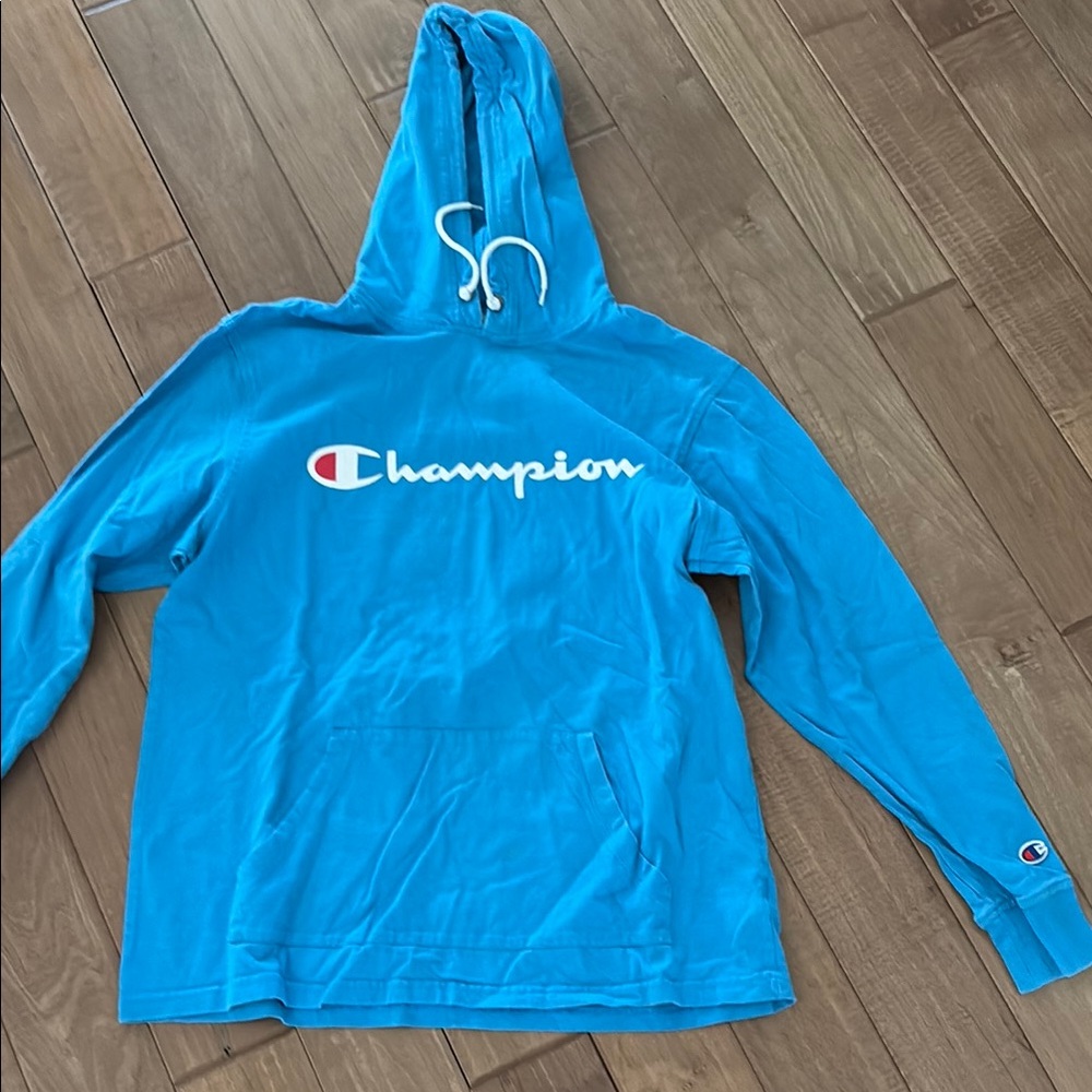 Champion Blue Hoodie